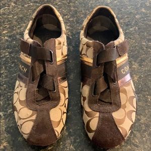 Coach Velcro Shoes